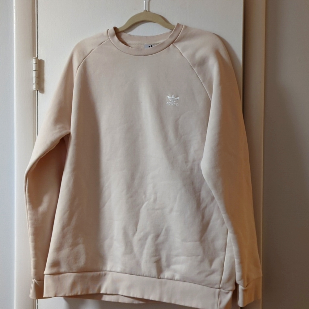 Adidas Originals Trefoil Sweatshirt women's XL Off-White